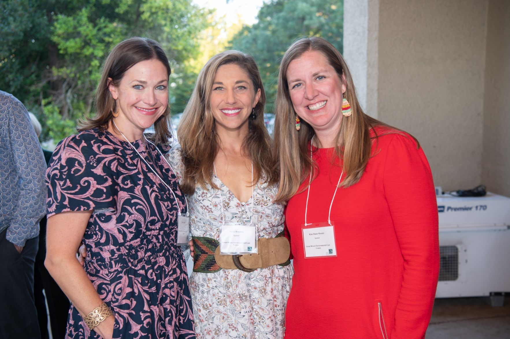 From the left, Laura Lander, Alicia Broshuis and Kim Dann-Messier